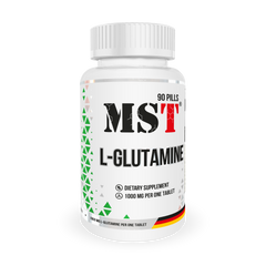 MST Nutrition, Глютамин, Glutamine, 1000, 90 таблеток (MST-00349), фото
