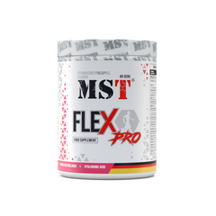 🍓🍍MST Flex Pro, Комплекс для суглобів з колагеном, полуниця-ананас, 40 порцій, 420 г (MST-16234), фото
