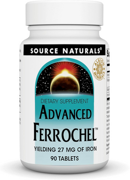 Source Naturals, Advanced Ferrochel, улучшенная формула, 90 таблеток (SNS-01455), фото