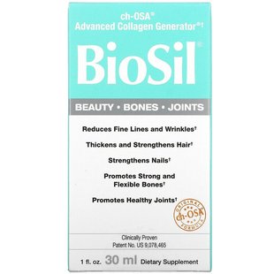 BioSil by Natural Factors, ch-OSA, покращене джерело колагену, 30 мл (NFS-39184), фото