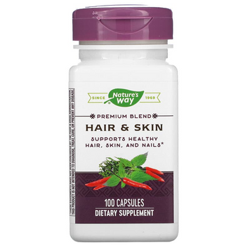Комплекс для шкіри та волосся Nature's Way Skin & Hair - 100 капсул, фото