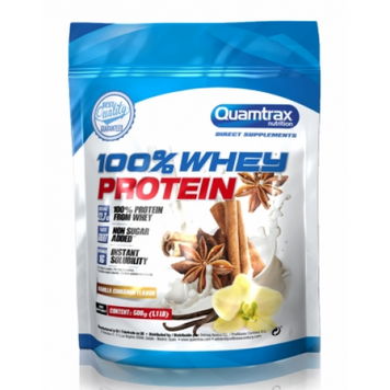Quamtrax, Whey Protein 500 г - ваниль корица (816237), фото