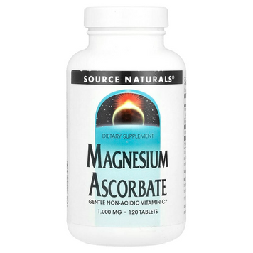 Source Naturals, Аскорбат магния, 1000 мг, 120 таблеток (SNS-02399), фото