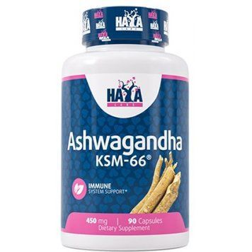 Haya Labs, Ashwagandha KSM-66, 450 мг, 90 капсул (HAL-41651), фото