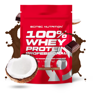 Протеин сывороточный Scitec Nutrition 100% Whey Protein Professional | шоколад + кокос - 500 г, фото