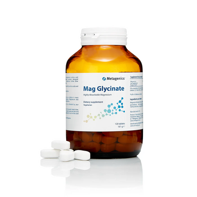 Магний, Mag Glycinate, Metagenics, 120 таблеток (MET-06762), фото