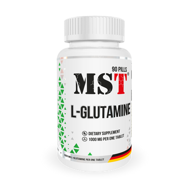 MST Nutrition, Глютамін, Glutamine, 1000, 90 таблеток (MST-00349), фото