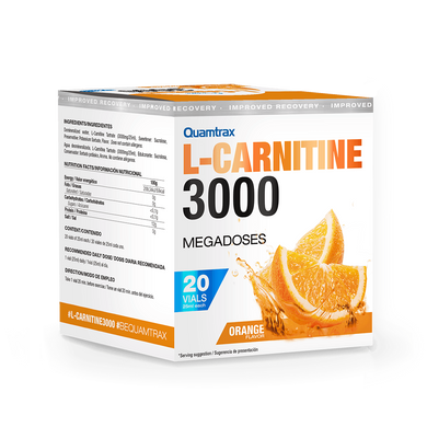 Quamtrax, L-Carnitine 3000, апельсин, 20 флаконов (817128), фото