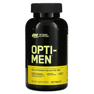 Витаминный комплекс для мужчин (Оpti-Men), Optimum Nutrition, 240 таблеток (OPN-05249), фото