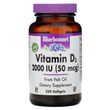 Bluebonnet Nutrition, Витамин D3, 50 мкг (2000 МЕ), 250 мягких таблеток (BLB-00319), фото