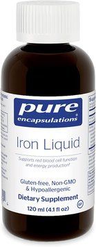 Залізо (рідина), Iron liquid, Pure Encapsulations, 120 мл (PE-01379), фото