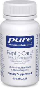 Pure Encapsulations, Peptic-Care, Zinc-L-Carnosine, 60 капсул (PE-01090), фото