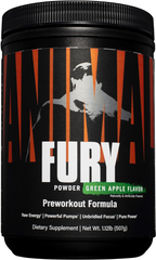 Animal, Fury, предтренировочный комплекс, зеленое яблоко, 507 г (UNN-03268), фото
