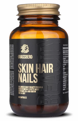 Вітаміни для волосся, шкіри і нігтів, Skin, Hair, Nails, Grassberg, 60 капсул (GSB-091634), фото