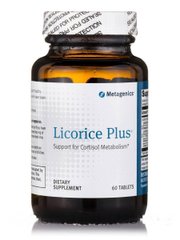 Зниження рівня кортизолу, Licorice Plus, Metagenics, 60 таблеток (MET-66744), фото