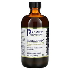 Premier Research Labs, Gallbladder-ND, Probiotic-Fermented Liquid Extract, 235 мл (RSL-02355), фото
