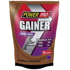 Power Pro, Gainer (Гейнер), ваніль, 1000 г (817420), фото