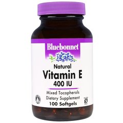 Bluebonnet Nutrition, Натуральный витамин Е, 400 МЕ, 50 мягких желатиновых капсул (BLB-00616), фото