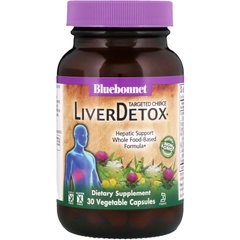 Комплекс для детоксикації печінки, Liver Detox, Targeted Choice, Bluebonnet Nutrition, 30 рослинних капсул (BLB-02020), фото