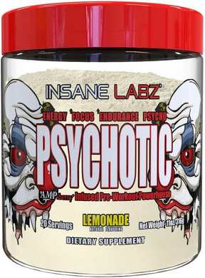 Insane Labz, Psychotic Clear, 20 порций, Lemonade, 316 г (INL-27433), фото