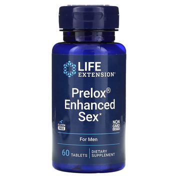 Life Extension, Prelox Enhanced Sex, для чоловіків, 60 таблеток (LEX-13736), фото