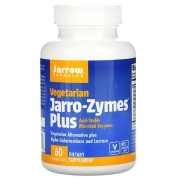 Jarrow Formulas, Jarro-Zymes Plus, вегетаріанська добавка, 60 вегетаріанських капсул (JRW-23012), фото