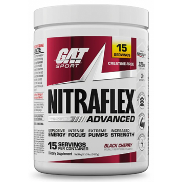 GAT, Sport, Nitraflex Advanced, вишня, 148,5 г (821040), фото
