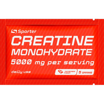 Sporter, Creatine monohydrate, Креатин моногідрат, 5 г - 1/30 (SPO-72235), фото