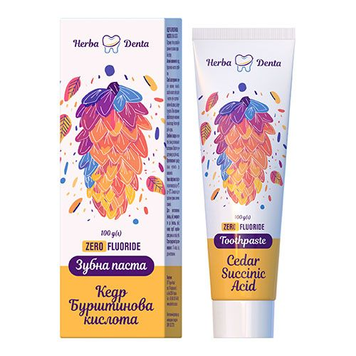 Зубная паста Golden Pharm | кедр + янтарная кислота - 100 г, фото