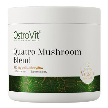 Ostrovit, Грибная смесь, Quatro Mushroom Blend, без вкуса, 100 г (OST-90608), фото