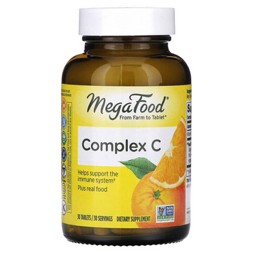 MegaFood, Комплекс витамина С, Complex C, 30 таблеток (MGF-10132), фото