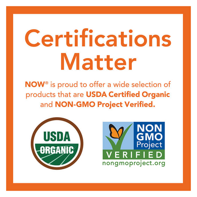 NOW Foods, Сертифікований органічний продукт, Fiber-3, порошок, 454 г (NOW-05993), фото