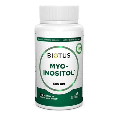 Biotus, Мио-инозитол, Myo-Inositol, 60 капсул (BIO-531309), фото