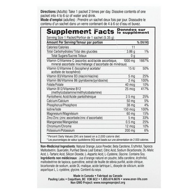 Ener-C, Вітамін C, мультивітамінна суміш для напоїв, без цукру, апельсин, 1000 мг, 30 пакетиків по 5,46 г (ENR-00130), фото