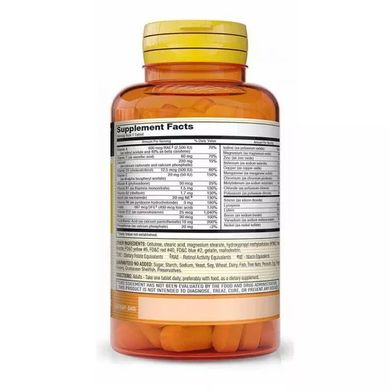 Mason Natural, Мультивітаміни для дорослих 50+, без заліза, 180 таблеток (MAV-15977), фото
