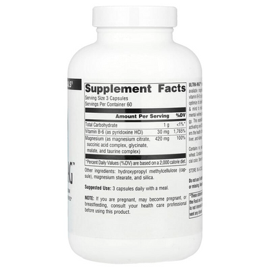 Source Naturals, Ultra-Mag, 5-в-1 біодоступний магній, 180 вегетеріанських капсул (SNS-02952), фото