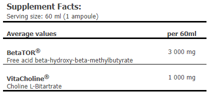 Amix, AmixTM BetaTOR® LIQUID SHOT, ягоды, 60 мл - 1/20 (820955), фото