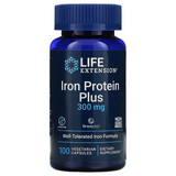 Life Extension LEX-16771 Life Extension, Iron Protein Plus, 300 мг, 100 вегетарианских капсул (LEX-16771)