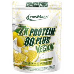 IronMaxx, Vegan Protein 7k, 80 Plus, пахта-лимон, 500 г (820598), фото