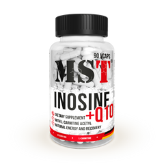 MST Nutrition, Інозін Коензим, Inosine Q10, 90 капсул (MST-16023), фото
