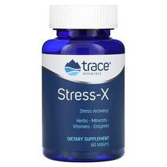 Стрес-X, захист від стресу, Stress-X, Trace Minerals Research, 60 таблеток (TMR-00098), фото