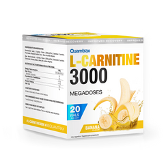 Quamtrax, L-Carnitine 3000, банан, 20 флаконів (816092), фото