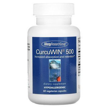 Allergy Research Group, CurcuWin 500, 60 вегетарианских капсул (ALG-77290), фото