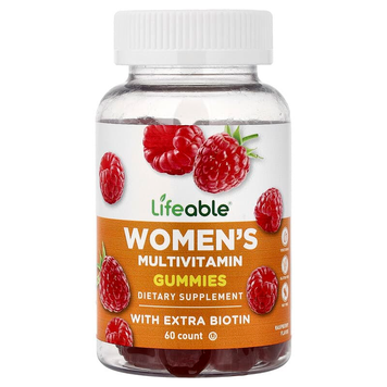 Мультивітаміни для жінок Lifeable Women's Multivitamin Adult - 60 жувальних цукерок, фото