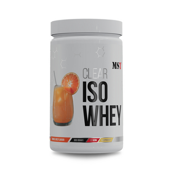 MST, CLEAR ISO WHEY, Ізолят протеїну, зі смаком апельсина, 300 г (MST-16521), фото