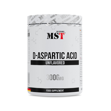 D-аспарагінова кислота 3000 мг MST D-Aspartic Acid (DAA) | без смаку - 300 г, фото