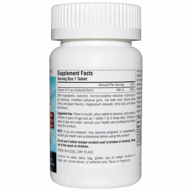 Source Naturals, Вітамін D3 для дітей, Kids' D3, швидкорозчинні, смак ягід, 200 таблеток (SNS-02637), фото