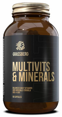 Мультивитамины и минералы, Grassberg, 90 капсул (GSB-091603), фото