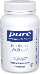 Эмоциональное Здоровье, Emotional Wellness, Pure Encapsulations, 60 капсул, (PE-01024), фото