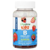 Комплекс вітамінів групи B для дітей Lifeable B Complex + Vitamin C Kids Sugar Free - 60 жувальних цукерок, фото